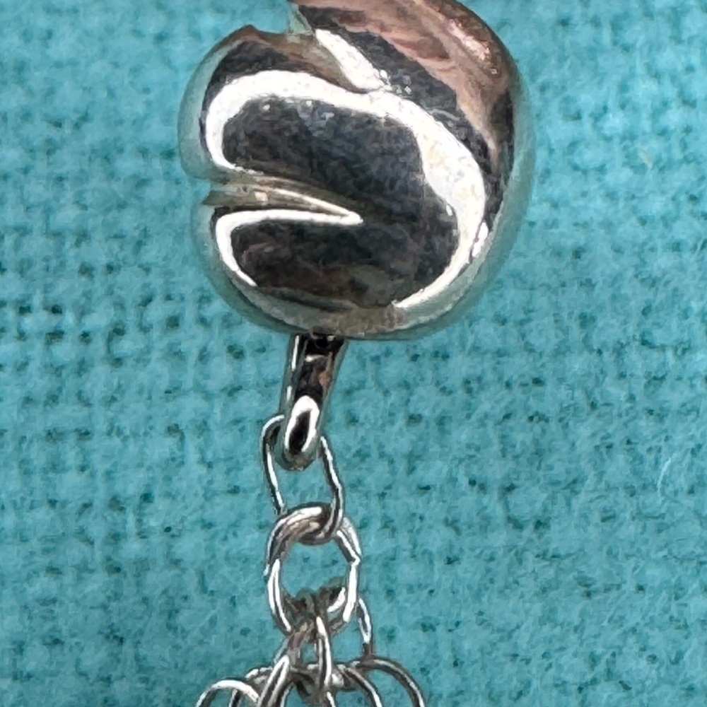NOW LOWER PRICE Vintage Tiffany & Co Mesh Scarf Elsa Peretti Earrings - Picture 6 of 9